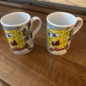 2 SpongeBob and Patrick Mugs